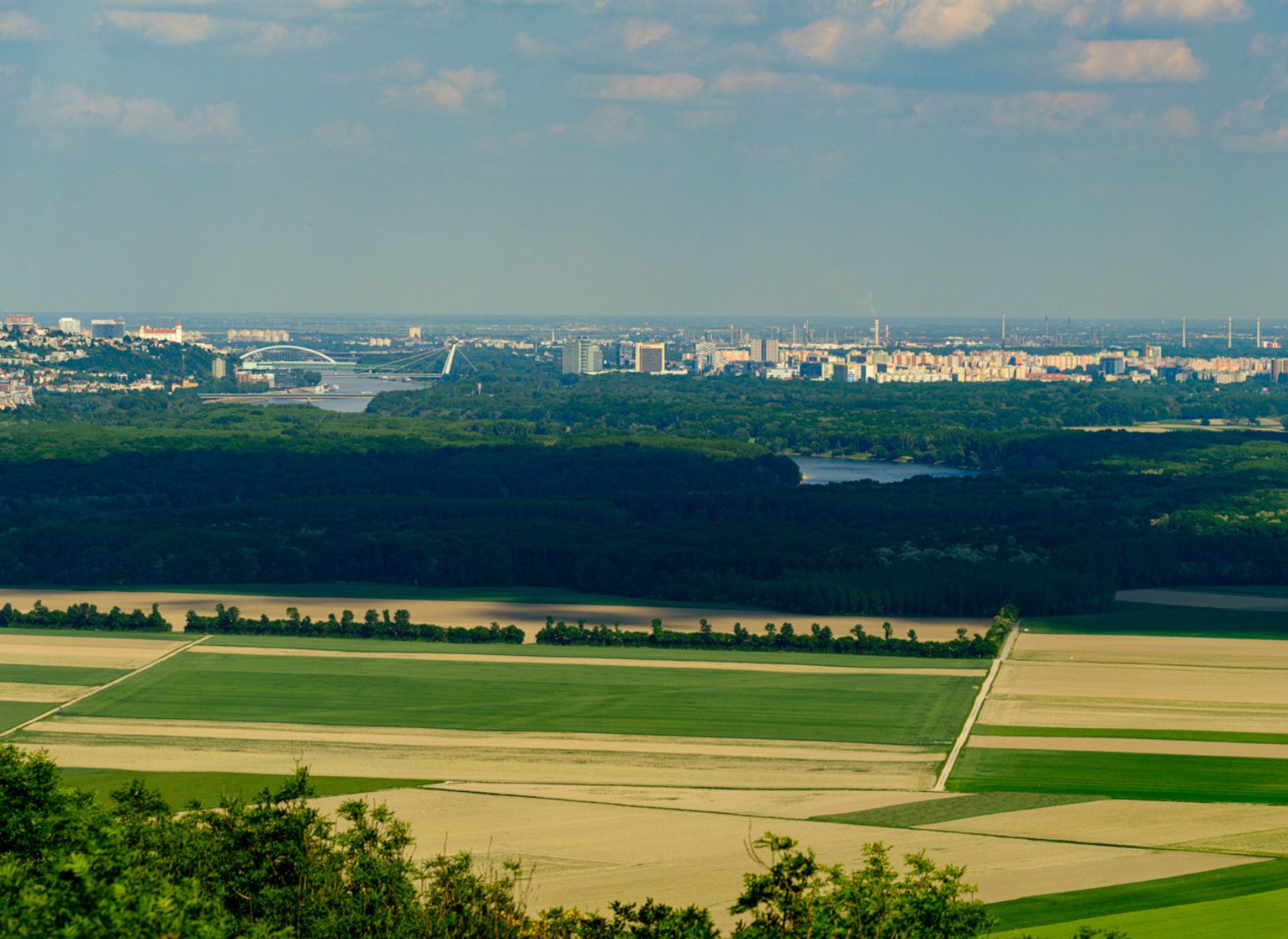Bratislava z Braunsbergu (Jún 2021)