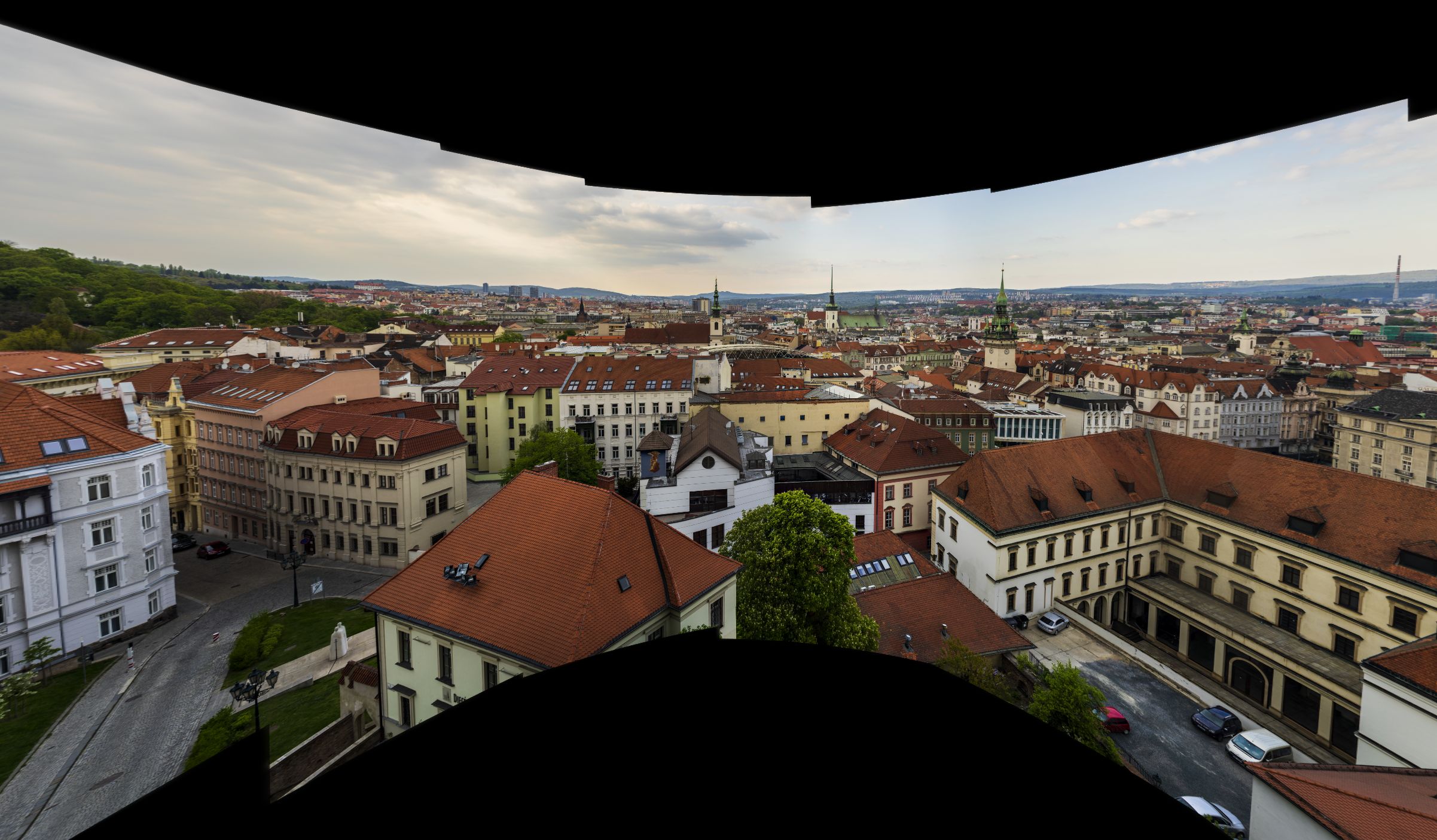 Brno - pohľad z veže katedrály