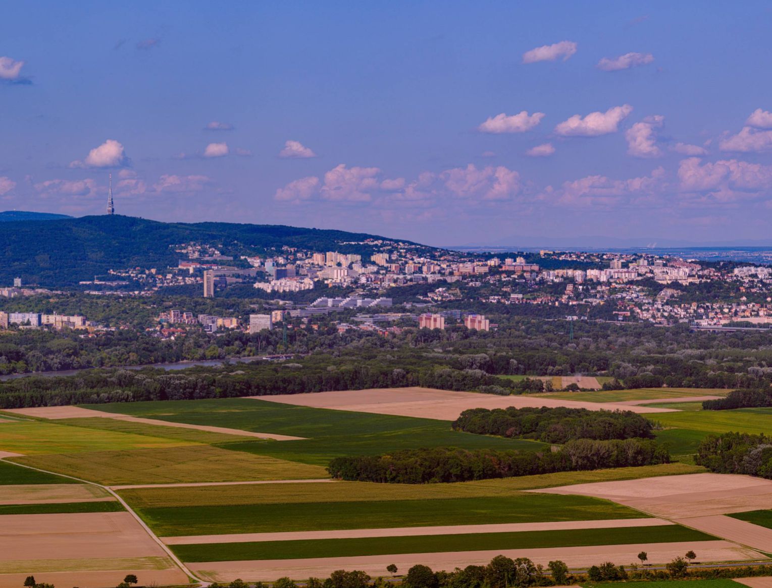 Výhľad z veže Konigswarte (August 2021)